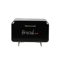Tin Bread Box with rack